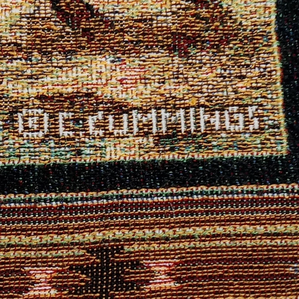 Vintage Home Run Set of Standard Tapestry Pillow Shams Made in USA Wild Horses